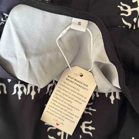 Boho Black and White Maxi Dress - Picture 5 of 5